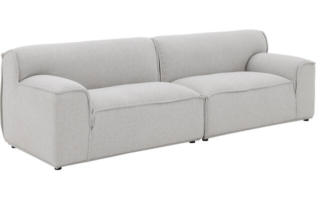 Goossens excellent zitbank sens bruin stof - 8251657-goossens-excellent-sens-bank-stof-bruin-02
