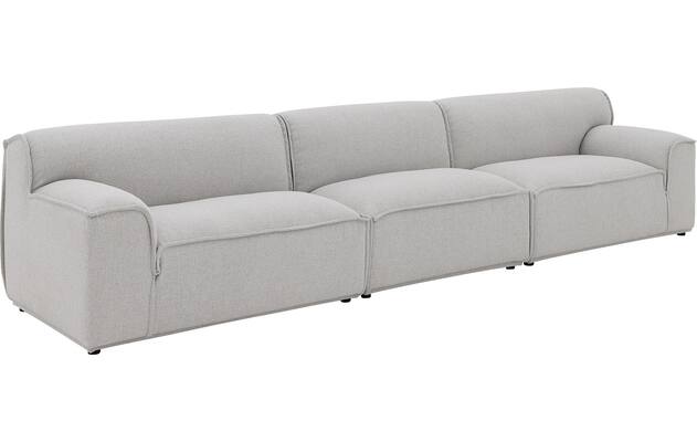 Goossens excellent zitbank sens bruin stof - 8251658-goossens-excellent-sens-bank-stof-bruin-02
