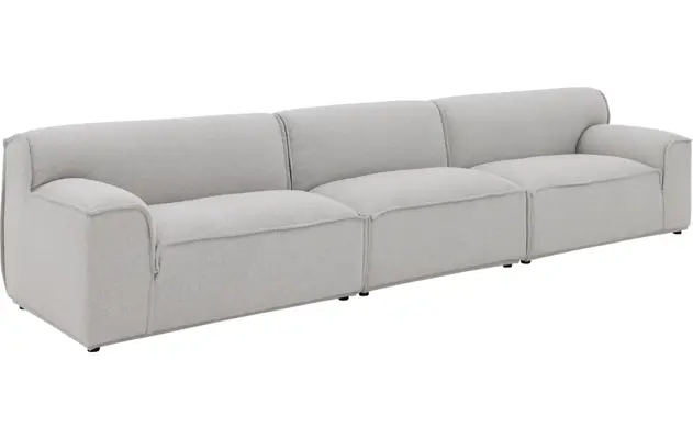 Goossens excellent zitbank sens bruin stof - 8251658-goossens-excellent-sens-bank-stof-bruin-02
