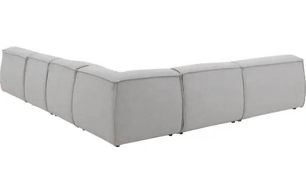 Goossens excellent u bank sens bruin stof - 8251659-gespiegeld-04