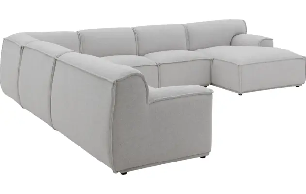 Goossens excellent u bank sens bruin stof - 8251659-gespiegeld-07