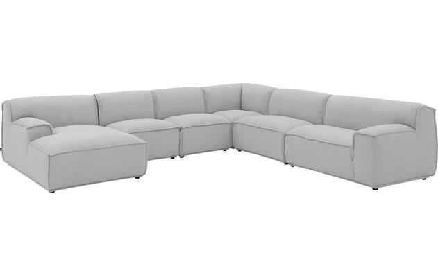 Goossens excellent u bank sens bruin stof - 8251659-goossens-excellent-sens-bank-stof-bruin-02