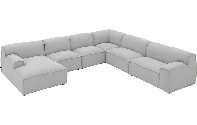 Goossens excellent u bank sens bruin stof - 8251659-goossens-excellent-sens-bank-stof-bruin-04
