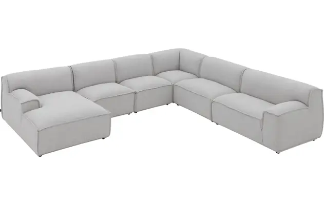 Goossens excellent u bank sens bruin stof - 8251659-goossens-excellent-sens-bank-stof-bruin-04