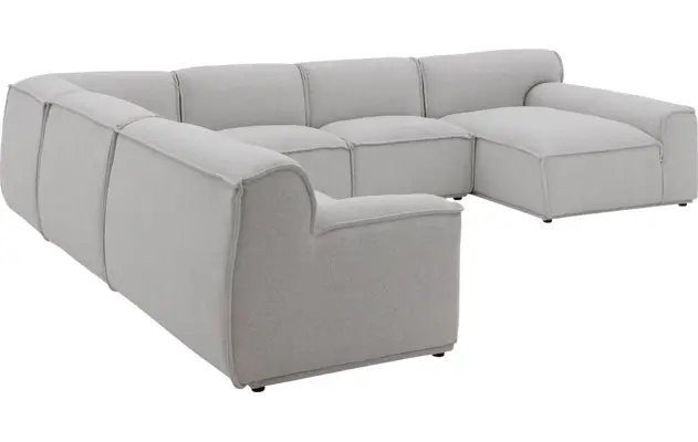 Goossens excellent u bank sens bruin stof - 8251660-gespiegeld-06