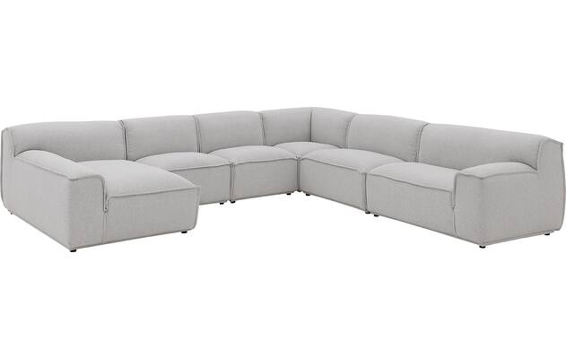 Goossens excellent u bank sens bruin stof - 8251660-goossens-excellent-sens-bank-stof-bruin-02