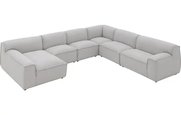 Goossens excellent u bank sens bruin stof - 8251660-goossens-excellent-sens-bank-stof-bruin-04