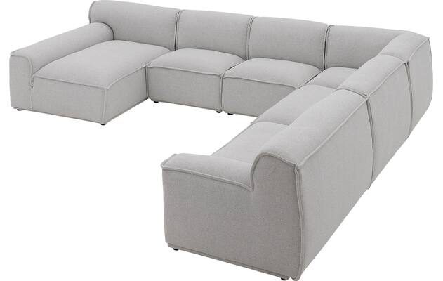 Goossens excellent u bank sens bruin stof - 8251660-goossens-excellent-sens-bank-stof-bruin-06