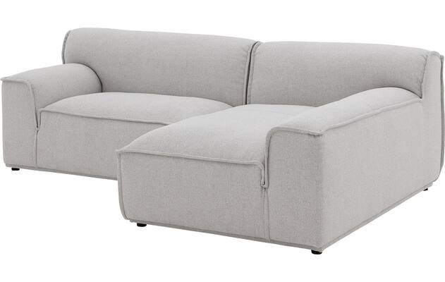Goossens excellent loungebank sens bruin stof - 8251678-gespiegeld-05
