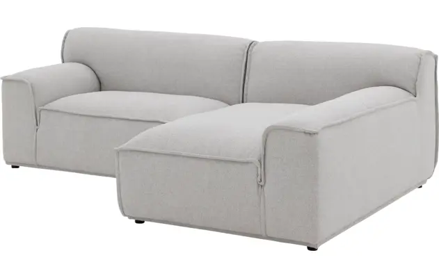 Goossens excellent loungebank sens bruin stof - 8251678-gespiegeld-05