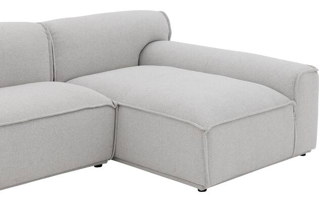 Goossens excellent loungebank sens bruin stof - 8251678-gespiegeld-07