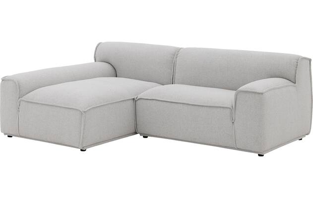 Goossens excellent loungebank sens bruin stof - 8251678-goossens-excellent-sens-bank-stof-bruin-02