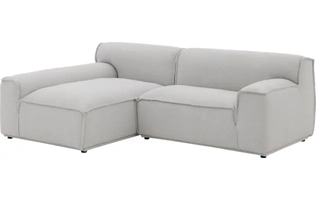 Goossens excellent loungebank sens bruin stof - 8251678-goossens-excellent-sens-bank-stof-bruin-02