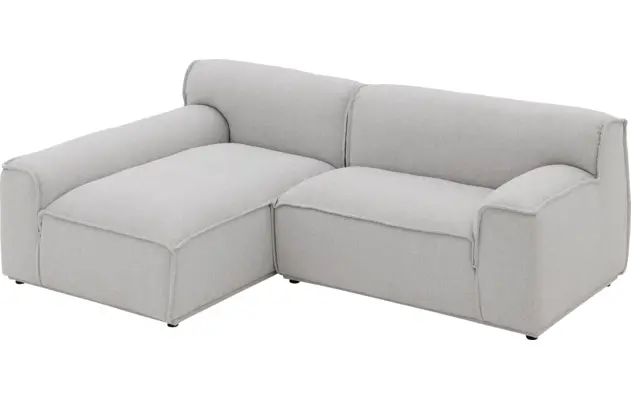 Goossens excellent loungebank sens bruin stof - 8251678-goossens-excellent-sens-bank-stof-bruin-05