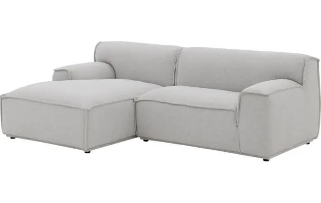 Goossens excellent loungebank sens bruin stof - 8251679-goossens-excellent-sens-bank-stof-bruin-02