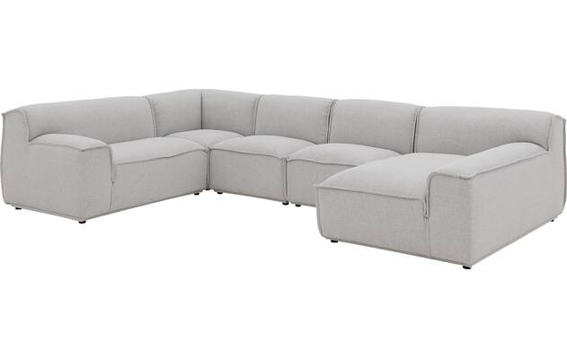 Goossens excellent u bank sens bruin stof - 8251680-gespiegeld-03
