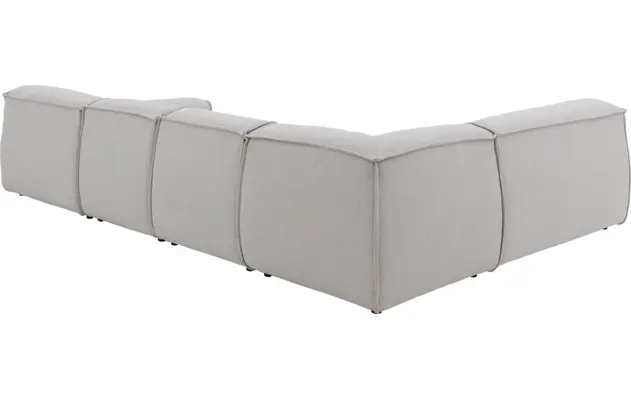 Goossens excellent u bank sens bruin stof - 8251680-gespiegeld-04