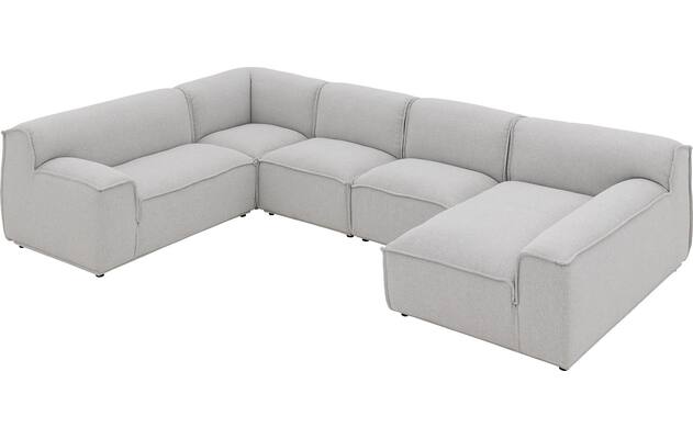 Goossens excellent u bank sens bruin stof - 8251680-gespiegeld-06