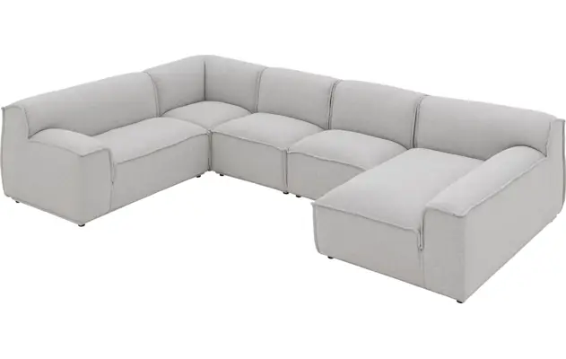 Goossens excellent u bank sens bruin stof - 8251680-gespiegeld-06