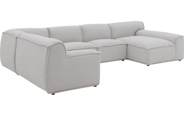 Goossens excellent u bank sens bruin stof - 8251680-gespiegeld-07