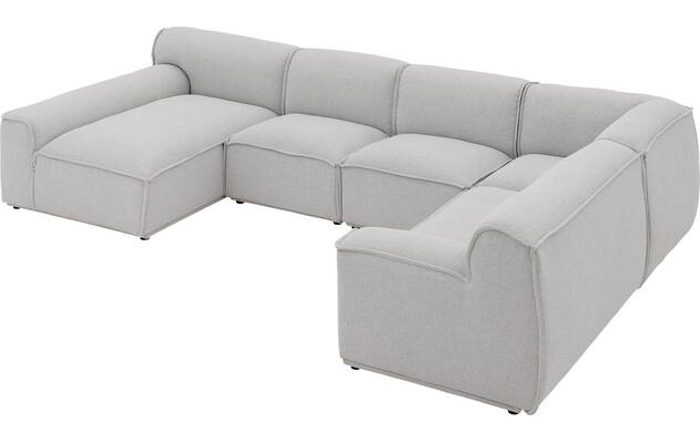 Goossens excellent u bank sens bruin stof - 8251680-goossens-excellent-sens-bank-stof-bruin-07