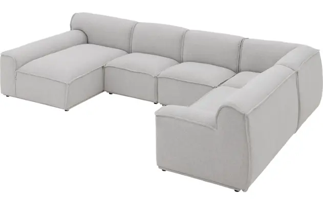 Goossens excellent u bank sens bruin stof - 8251680-goossens-excellent-sens-bank-stof-bruin-07