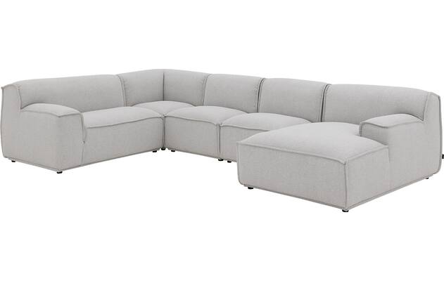 Goossens excellent u bank sens bruin stof - 8251681-gespiegeld-03