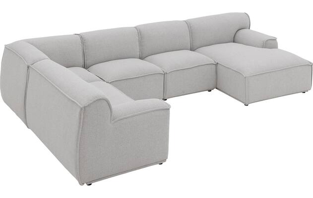 Goossens excellent u bank sens bruin stof - 8251681-gespiegeld-08