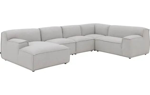 Goossens excellent u bank sens bruin stof - 8251681-goossens-excellent-sens-bank-stof-bruin-02