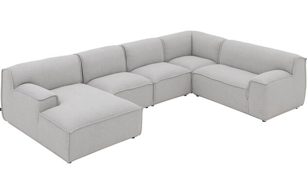 Goossens excellent u bank sens bruin stof - 8251681-goossens-excellent-sens-bank-stof-bruin-05