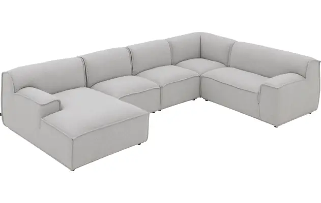 Goossens excellent u bank sens bruin stof - 8251681-goossens-excellent-sens-bank-stof-bruin-05