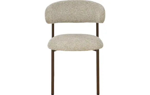 Goossens basic eetkamerstoel siem beige stof - 8251687-goossens-basic-siem-eetkamerstoel-stof-bruin-03