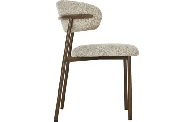 Goossens basic eetkamerstoel siem beige stof - 8251687-goossens-basic-siem-eetkamerstoel-stof-bruin-04