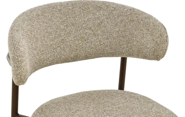 Goossens basic eetkamerstoel siem beige stof - 8251687-goossens-basic-siem-eetkamerstoel-stof-bruin-05