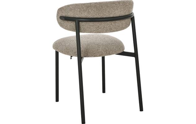 Goossens basic eetkamerstoel siem bruin stof - 8251689-goossens-basic-siem-eetkamerstoel-stof-bruin-02