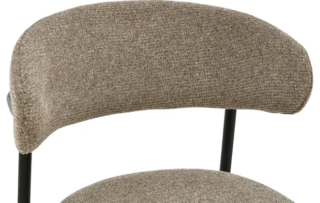 Goossens basic eetkamerstoel siem bruin stof - 8251689-goossens-basic-siem-eetkamerstoel-stof-bruin-05