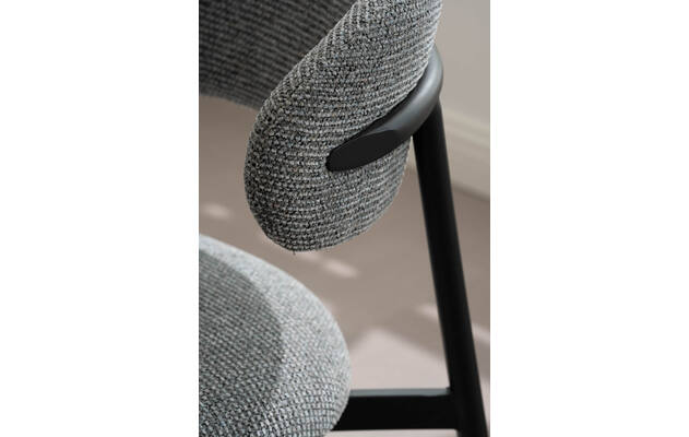Goossens basic eetkamerstoel siem grijs stof - 8251690-goossens-basic-siem-eetkamerstoel-stof-grijs-13