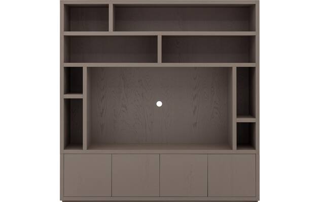 Goossens tv meubel barcelona bruin eiken - 8251691-goossens-barcelona-tv-meubel-eiken-bruin-02
