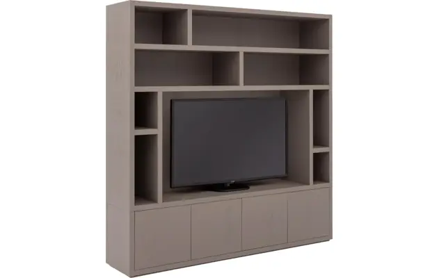 Goossens tv meubel barcelona bruin eiken - 8251691-goossens-barcelona-tv-meubel-eiken-bruin-04