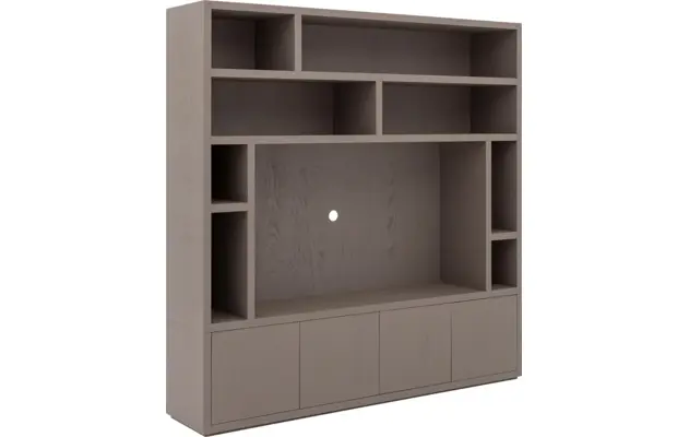 Goossens tv meubel barcelona bruin eiken - 8251691-goossens-barcelona-tv-meubel-eiken-bruin-05