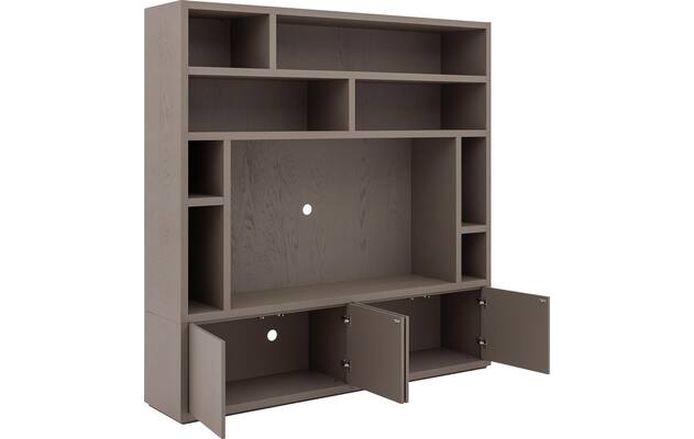 Goossens tv meubel barcelona bruin eiken - 8251691-goossens-barcelona-tv-meubel-eiken-bruin-06