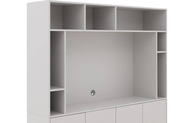 Goossens basic tv meubel madrid grijs melamine - 8251693-goossens-basic-madrid-tv-meubel-melamine-grijs-07