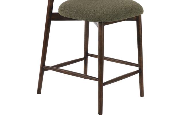 Goossens counterstoel diede groen stof - 8251701-goossens-diede-barstoel-stof-07