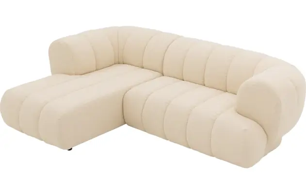 Goossens hoekbank weave wit stof - 8251716-gespiegeld-06