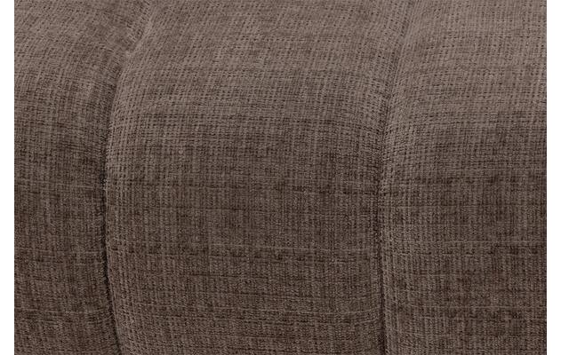 Goossens hoekbank weave bruin stof - 8251717-gespiegeld-11