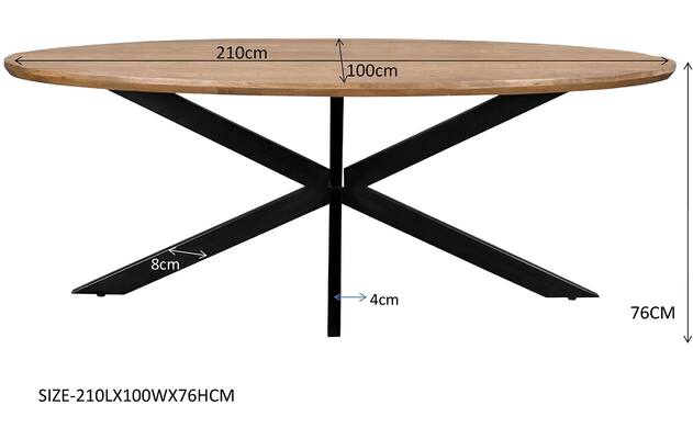 Goossens eettafel nilo bruin mango - 8252042-goossens-nilo-eettafel-mango-bruin-06