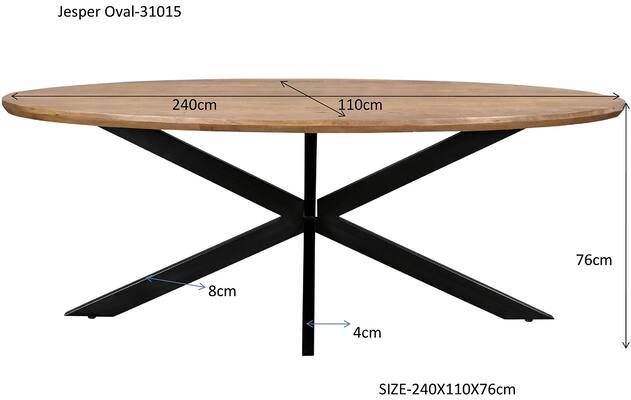 Goossens eettafel nilo bruin mango - 8252043-goossens-nilo-eettafel-mango-bruin-06