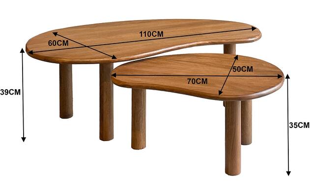 Goossens salontafel elan bruin mango - 8252058-goossens-elan-salontafel-mango-04