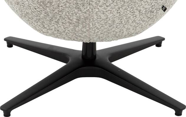 Goossens excellent draaifauteuil piemonte grijs stof - 8252070-goossens-excellent-piemonte-fauteuil-stof-08