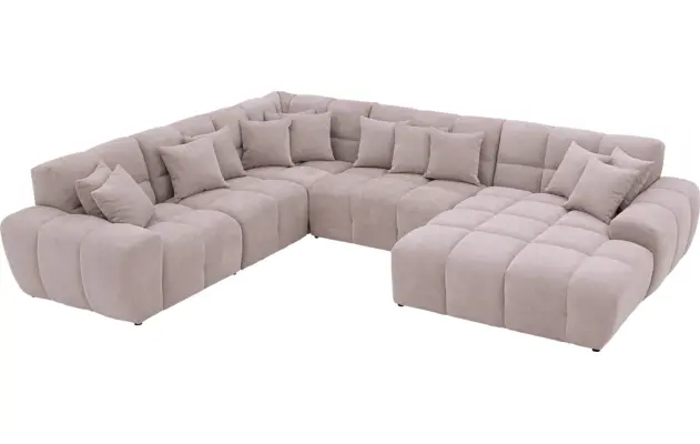 Goossens excellent u bank kubus beige stof - 8252074-gespiegeld-05